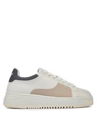 Emporio Armani Sneakersy X3X024 XD401 R299 Beżowy. Kolor: beżowy. Materiał: skóra #1