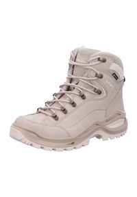 Buty trekkingowe damskie Lowa Renegade Evo Mid Gtx. Wysokość cholewki: za kostkę. Kolor: beżowy. Materiał: skóra. Szerokość cholewki: normalna. Styl: sportowy #1