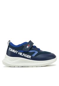 TOMMY HILFIGER - Sneakersy Tommy Hilfiger. Kolor: niebieski