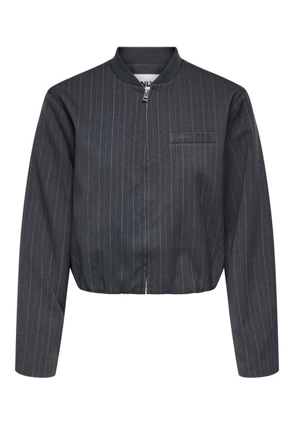 only - ONLY Kurtka przejściowa Aggie 15353558 Szary Regular Fit. Kolor: szary. Materiał: syntetyk