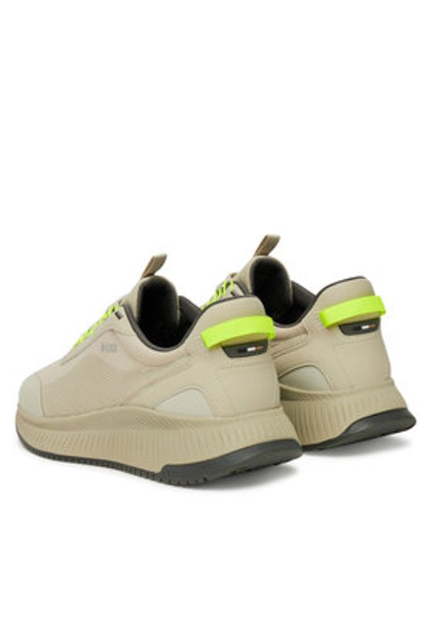 BOSS Sneakersy Ttnm Evo Runn 50529544 Beżowy. Kolor: beżowy. Materiał: materiał