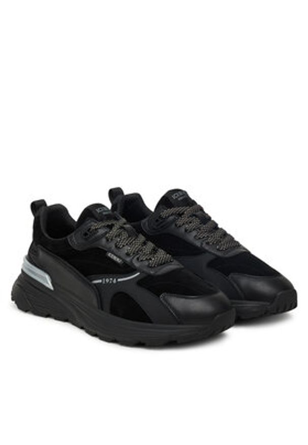 Iceberg Sneakersy IU1758 Czarny. Kolor: czarny. Materiał: materiał