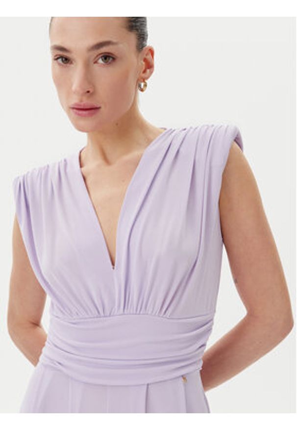 Rinascimento Kombinezon CFC0123771003 Fioletowy Regular Fit. Kolor: fioletowy. Materiał: syntetyk