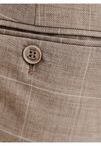 Pako Lorente - PAKO LORENTE – Garniturowe spodnie męskie w kratę. Okazja: na spotkanie biznesowe. Materiał: wełna. Styl: biznesowy, elegancki #5