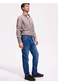 Reserved - Jeansy straight z efektem sprania - niebieski. Kolor: niebieski. Materiał: jeans #1