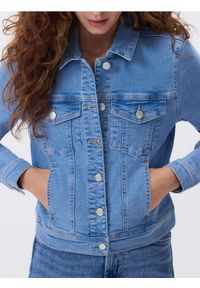 Reserved - Jeansowa kurtka - niebieski. Kolor: niebieski. Materiał: jeans #1