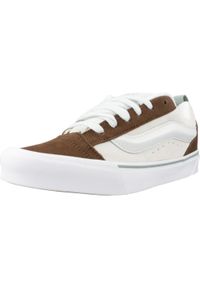 Tenisówki Vans Model Knu Skool Kolor Brązowy. Kolor: brązowy. Materiał: tkanina
