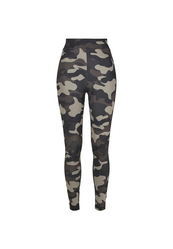 Urban Classics - Legginsy damskie w dużych rozmiarach Urban Classic camo waist. Kolor: czarny