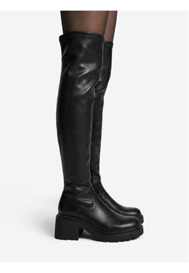 DeeZee Kozaki CEO-WS6575-02 Czarny. Kolor: czarny. Materiał: materiał