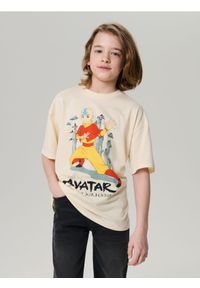 Sinsay - Koszulka Avatar: The Last Airbender - kremowy. Kolor: kremowy #1