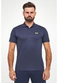 EA7 Emporio Armani - Polo męskie EA7 EMPORIO ARMANI. Typ kołnierza: polo