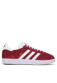 Adidas - adidas Sneakersy Gazelle B41645 Bordowy. Kolor: czerwony. Materiał: zamsz, skóra