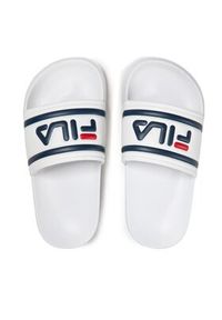 Fila Klapki Morro Bay Slipper Jr 1010934.1FG Biały. Kolor: biały