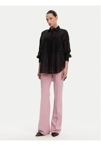 ACCESS FASHION Koszula 53-7068-104 Czarny Loose Fit. Kolor: czarny. Materiał: lyocell