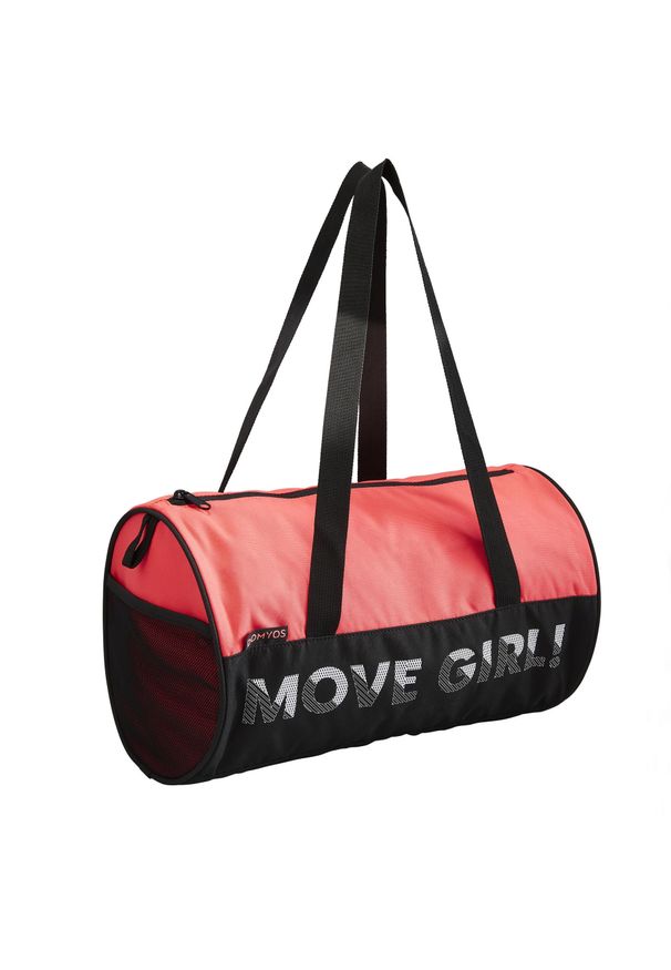 DOMYOS - Torba fitness Domyos 15 l. Materiał: poliester, materiał. Sport: fitness