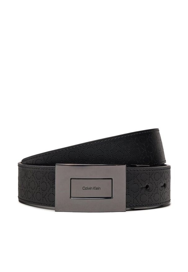 Pasek Męski Calvin Klein. Kolor: czarny