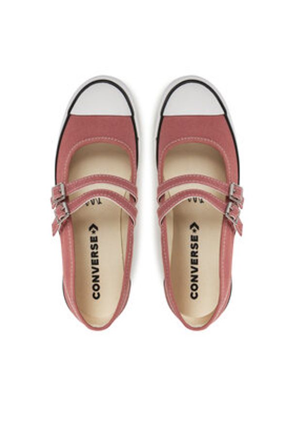 Converse Baleriny Chuck Taylor All Star Dainty Mary Jane A12564C Różowy. Kolor: różowy. Materiał: materiał
