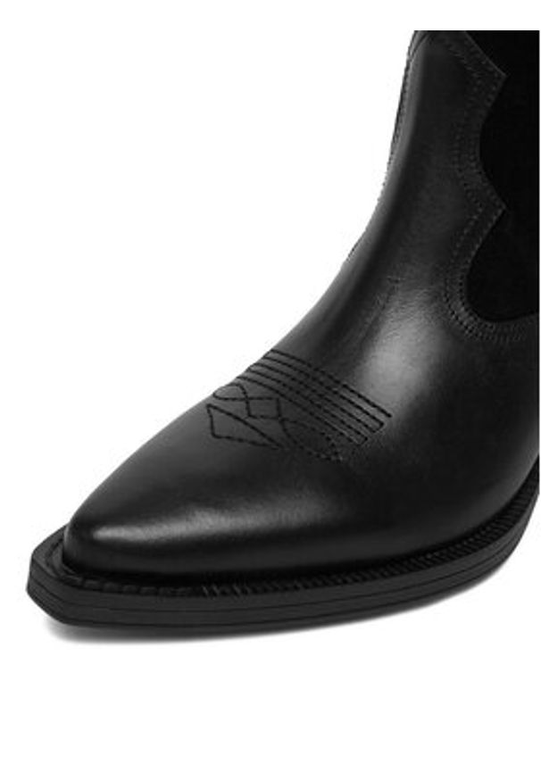 Badura Kozaki EO-BAYLOR-07101 Czarny. Kolor: czarny. Materiał: zamsz, skóra