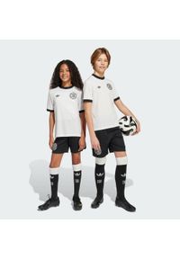 Adidas - Szorty Germany Anniversary Kids. Kolor: biały, czarny, wielokolorowy. Materiał: materiał. Sport: piłka nożna