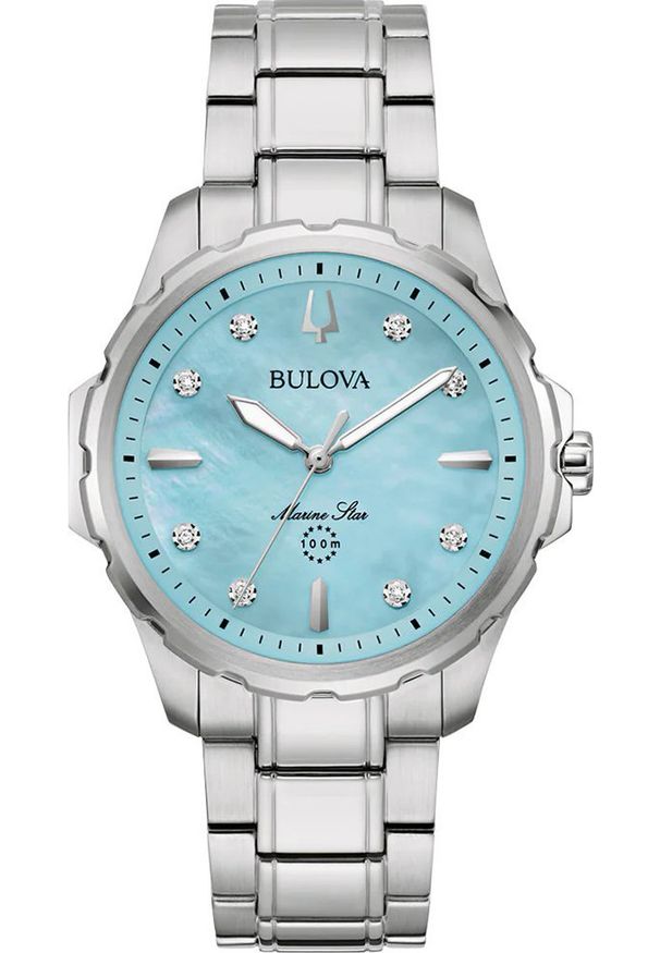 Zegarek Bulova Zegarek damski Bulova 96P248 srebrny. Kolor: srebrny
