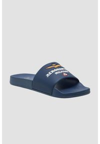 Aeronautica Militare - AERONAUTICA MILITARE Niebieskie klapki Beach Slide Sandals. Kolor: niebieski