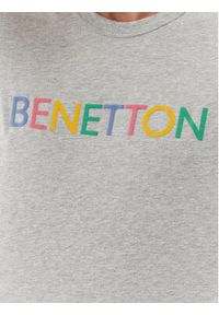 United Colors of Benetton - United Colors Of Benetton Longsleeve 3I1XU1034 Szary Regular Fit. Kolor: szary. Materiał: bawełna. Długość rękawa: długi rękaw