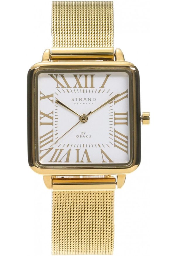 Zegarek damski Strand S718LXGWMG-DNA złoty. Kolor: złoty