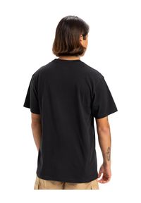 Quiksilver - Koszulka z krótkim rękawem dla Mężczyzn FINELINE Czarny. Kolor: brązowy, zielony, wielokolorowy. Materiał: materiał, bawełna. Długość rękawa: krótki rękaw. Długość: krótkie