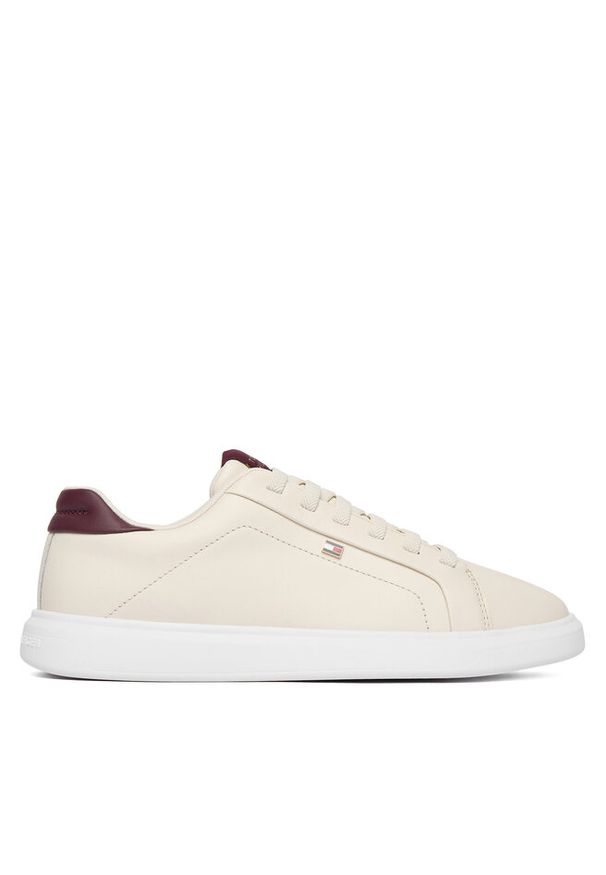 TOMMY HILFIGER - Sneakersy Tommy Hilfiger. Kolor: beżowy
