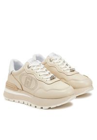 Liu Jo Sneakersy BA5043 P0102 Écru. Materiał: skóra #5