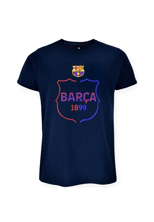 Koszulka kibica FC Barcelona 2025-26 dla dzieci. Kolor: niebieski. Materiał: bawełna, jeans. Sport: piłka nożna