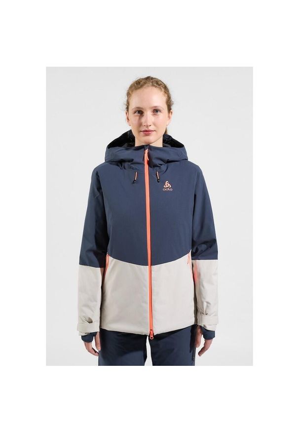 Kurtka narciarska damska Odlo insulated SKI BLUEBIRD S-THERMIC. Kolor: niebieski. Sezon: zima. Sport: narciarstwo
