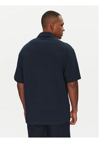Emporio Armani Underwear Koszula EM000593 AF14107 UB102 Granatowy Regular Fit. Kolor: niebieski. Materiał: bawełna #4