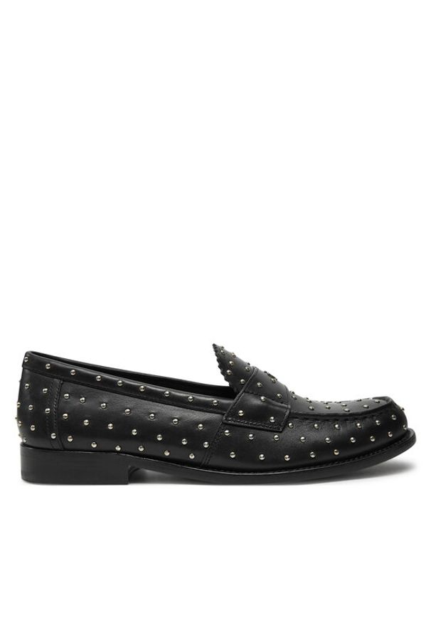 Tory Burch Lordsy Studded Classic Loafer 159881 Czarny. Kolor: czarny. Materiał: skóra