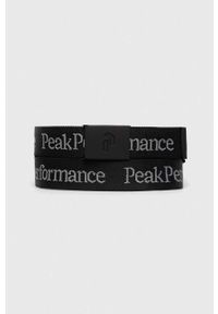 Peak Performance pasek kolor czarny. Kolor: czarny