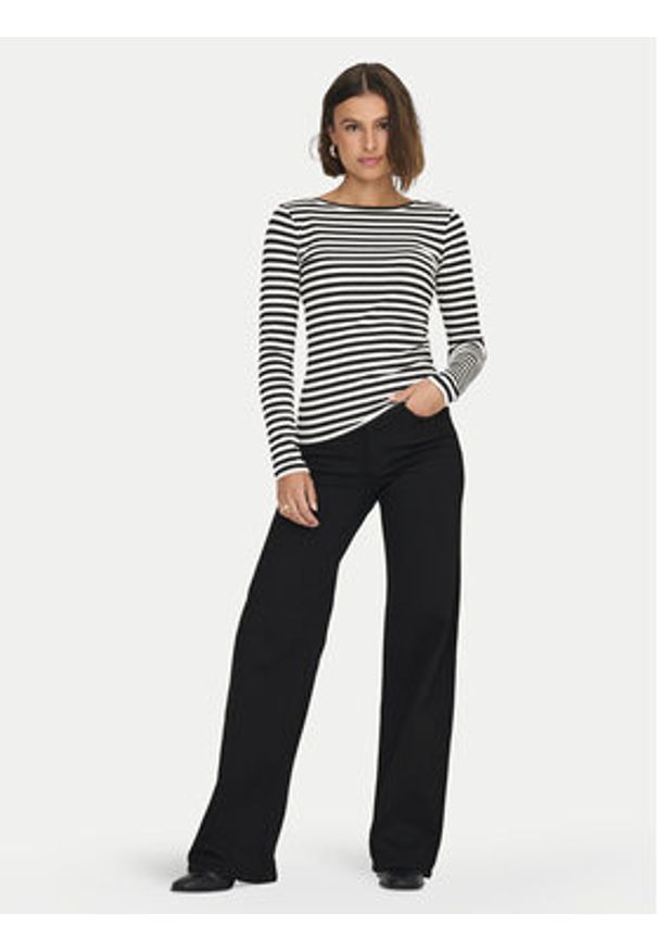 only - ONLY Jeansy Madison 15301338 Czarny Wide Leg. Kolor: czarny