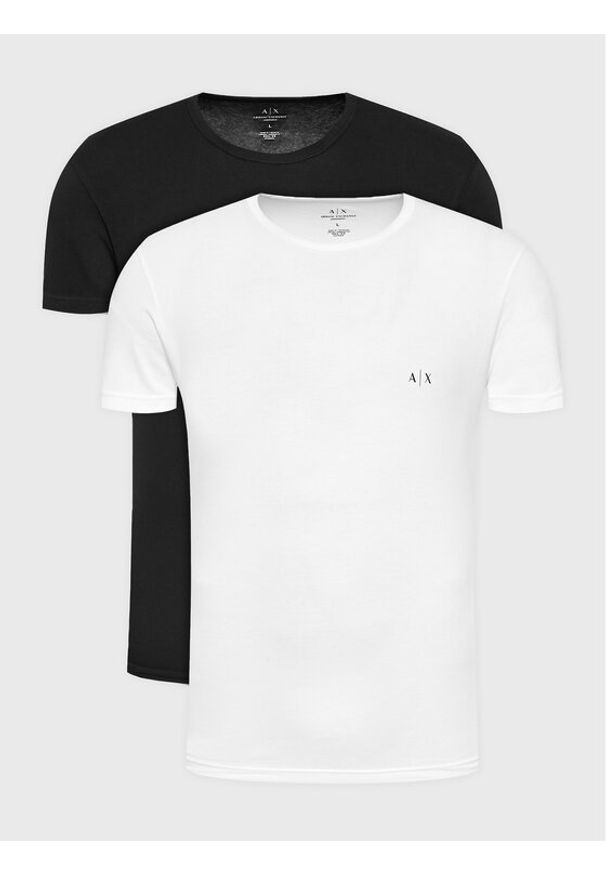 Armani Exchange Komplet t-shirtów 956005 CC282 42520 Kolorowy Slim Fit. Materiał: bawełna. Wzór: kolorowy