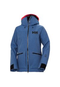 Damska kurtka narciarska Helly Hansen Powderqueen 3.0. Kolor: niebieski. Sezon: zima. Sport: narciarstwo