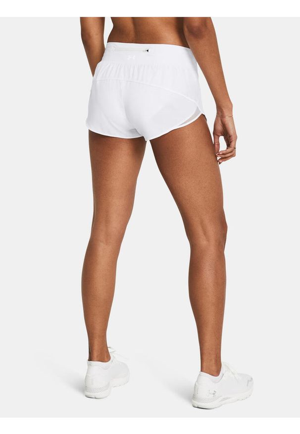 Spodenki do biegania damskie Under Armour Launch Pro 2''. Kolor: biały. Sport: bieganie