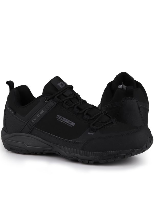 Buty męskie sportowe turystyczne DK PREDATOR. Kolor: czarny. Sport: turystyka piesza