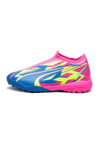 Puma - Buty piłkarskie dziecięce PUMA Match Ll Energy Tt + Mid Jr. Kolor: różowy. Sport: piłka nożna #1