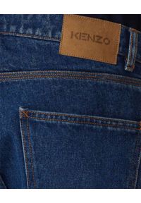 Kenzo - KENZO - Niebieskie jeansy Slim-Fit. Okazja: na co dzień. Kolor: niebieski. Długość: długie. Wzór: aplikacja. Styl: casual #3