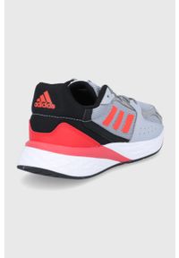 Adidas - adidas - Buty Response Run. Zapięcie: sznurówki. Kolor: szary. Materiał: guma. Sport: bieganie #4