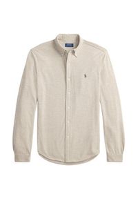 Polo Ralph Lauren Koszula 710654408062 Beżowy Regular Fit. Typ kołnierza: polo. Kolor: beżowy. Materiał: bawełna #2