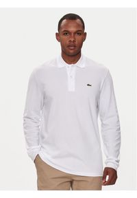 Lacoste Polo L1312 Biały Classic Fit. Typ kołnierza: polo. Kolor: biały. Materiał: bawełna