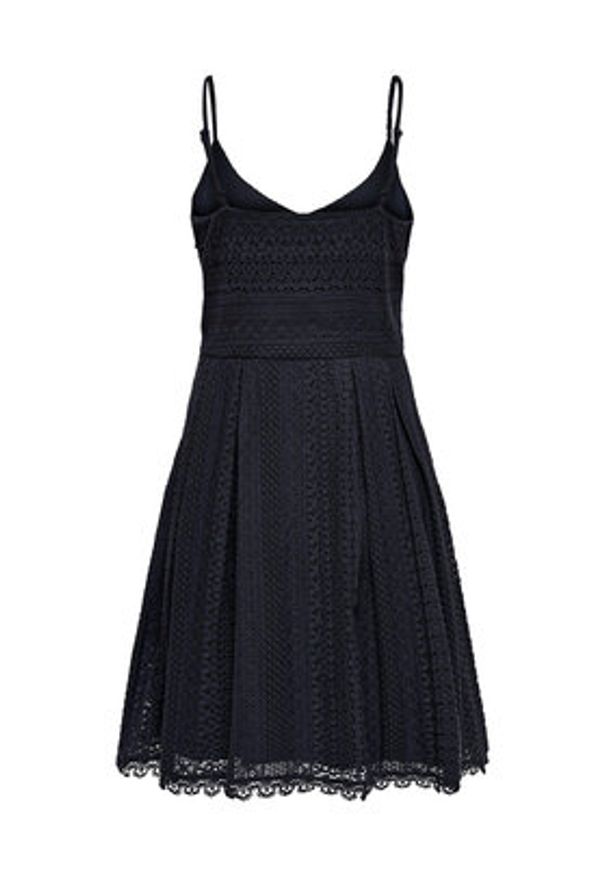 only - ONLY Sukienka koktajlowa 15204799 Granatowy Regular Fit. Kolor: niebieski. Materiał: bawełna. Styl: wizytowy