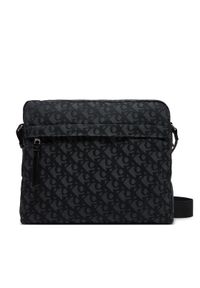 Calvin Klein Jeans Saszetka Unstructured Monogram Flight Bag LV04G3097G Czarny. Kolor: czarny. Materiał: materiał