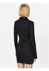 Calvin Klein Jeans Sukienka koszulowa J20J221644 Czarny Slim Fit. Kolor: czarny. Materiał: bawełna. Typ sukienki: koszulowe #5