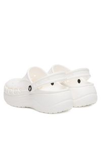 Crocs Klapki BAYA PLATFORM CLOG 208186-100 Biały. Kolor: biały. Obcas: na platformie #3