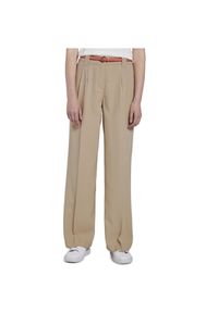 Spodnie turystyczne damskie Tom Tailor Lea. Kolor: beżowy. Materiał: poliester, wiskoza. Sezon: lato. Sport: turystyka piesza #1